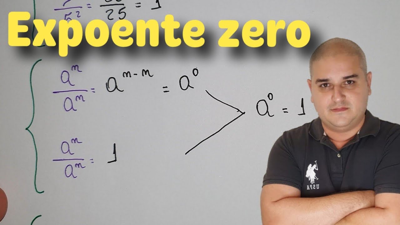 Por que todo número elevado a zero é igual a 1? / Zero elevado a zero