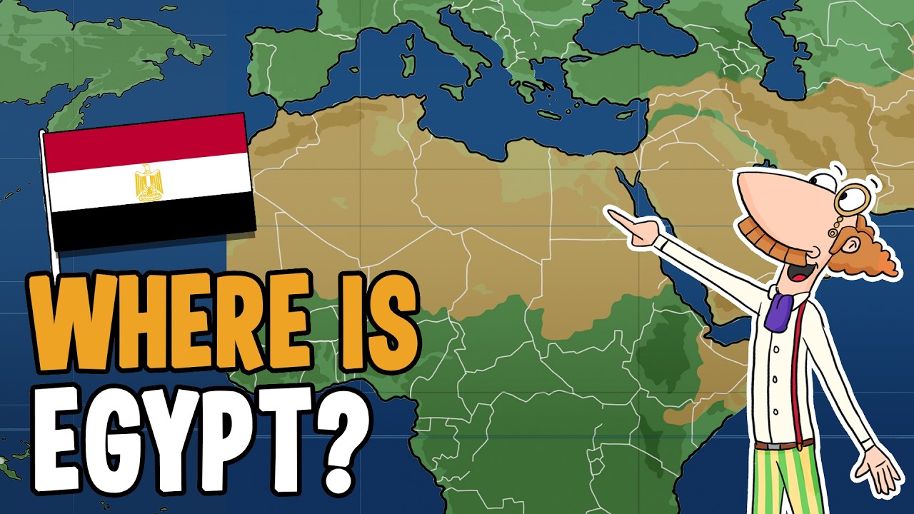 Где находится Египет? | Интересные факты об Египте для детей! 🌏