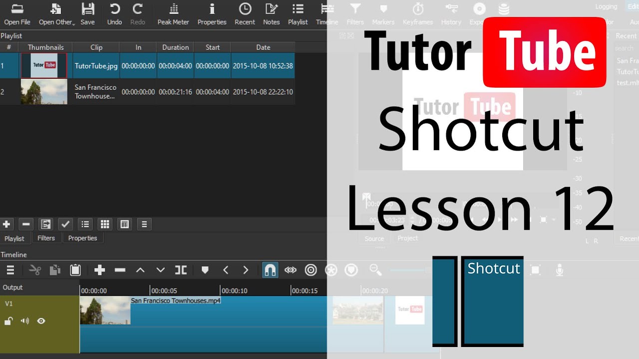 Shotcut Tutorial - Lesson 12 - Locking and Unlocking Layer