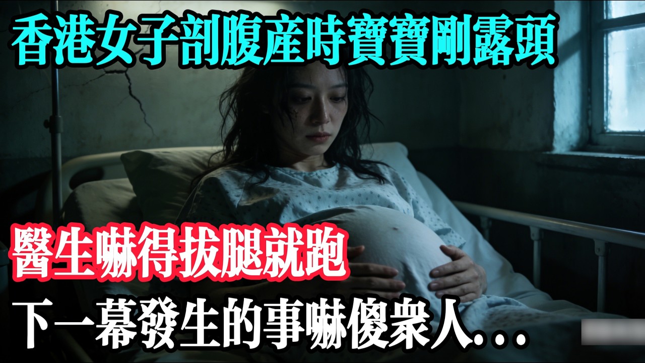 香港女子剖腹產時寶寶剛露頭，醫生嚇得拔腿就跑，下一幕發生的事嚇傻眾人