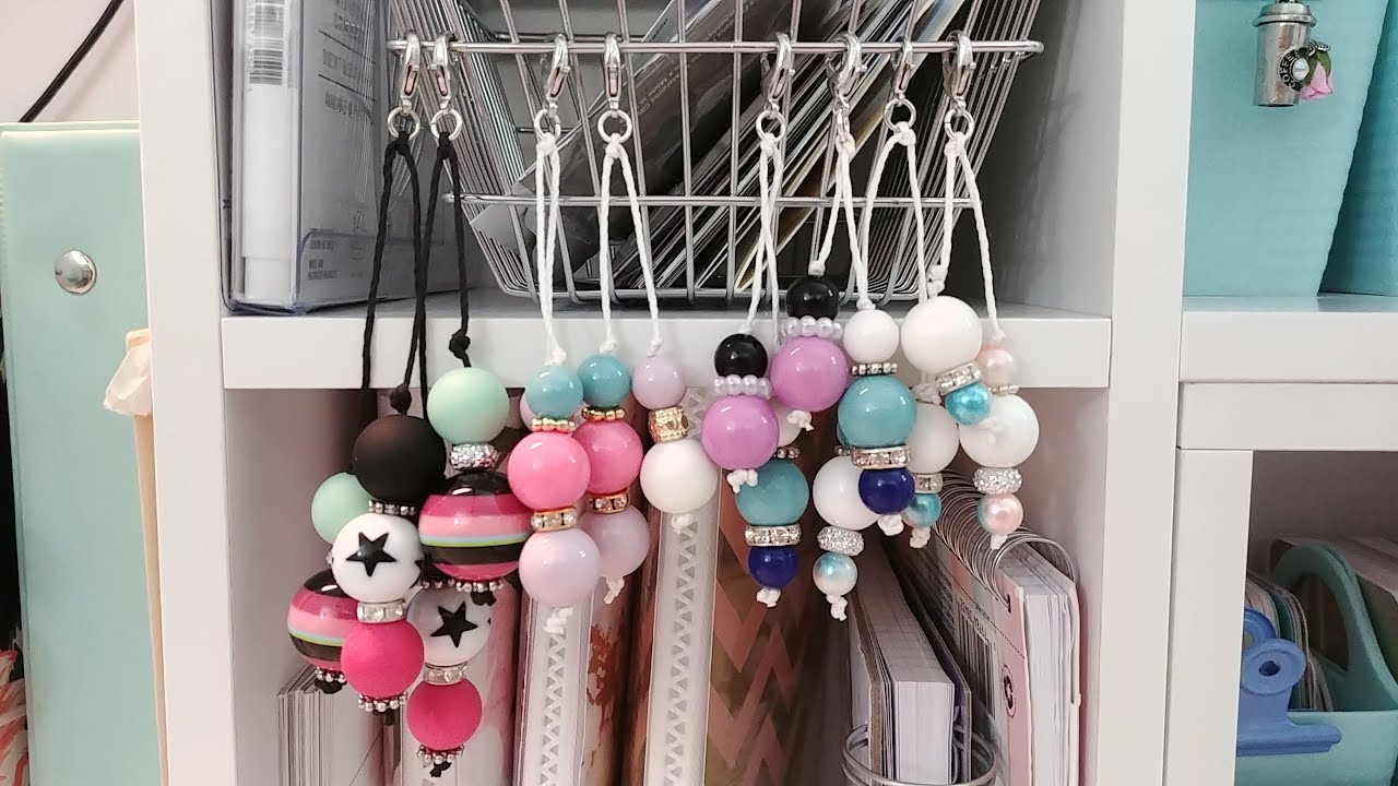 Beaded Planner Tail Dangles Tutorial