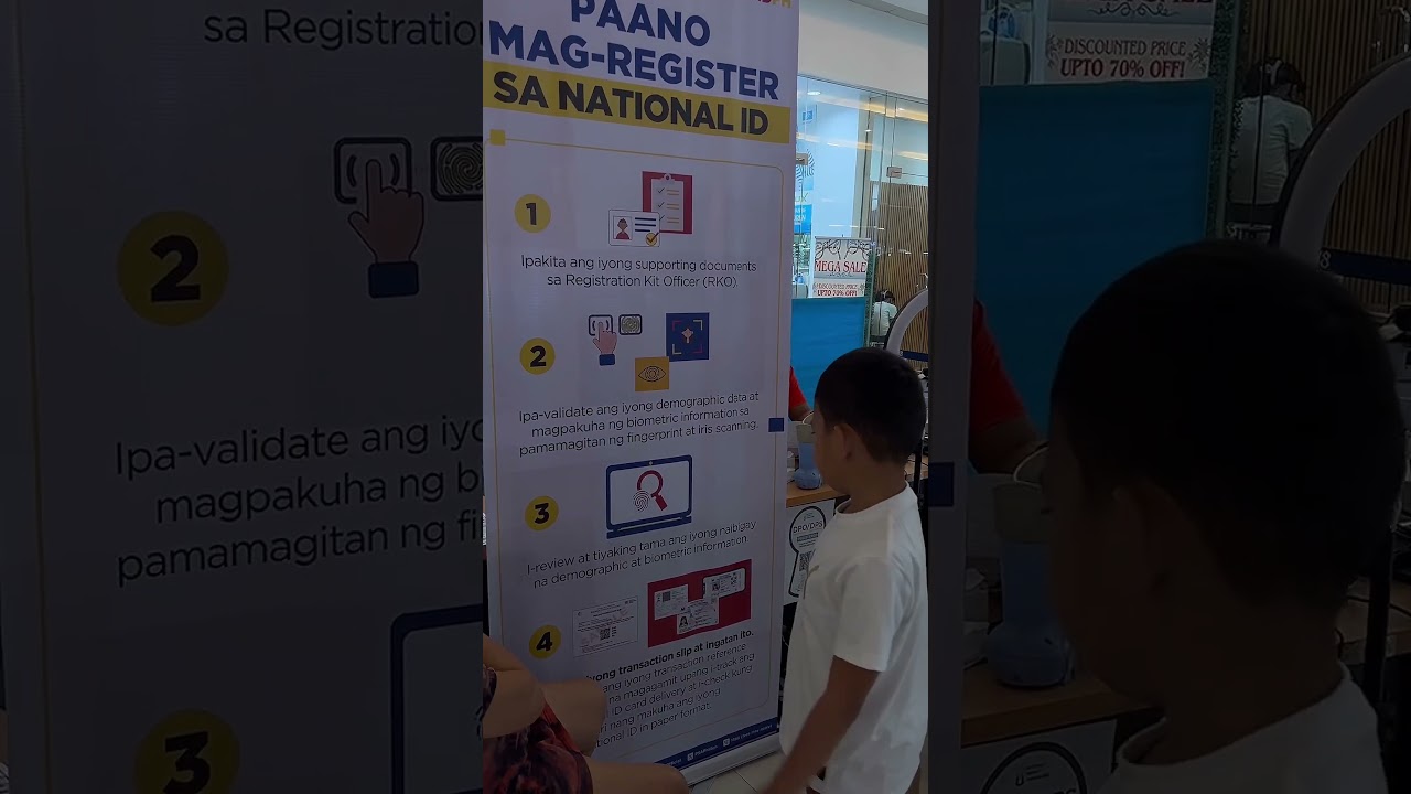 National ID registration sa malls #ID #nationalID #egovph #psa