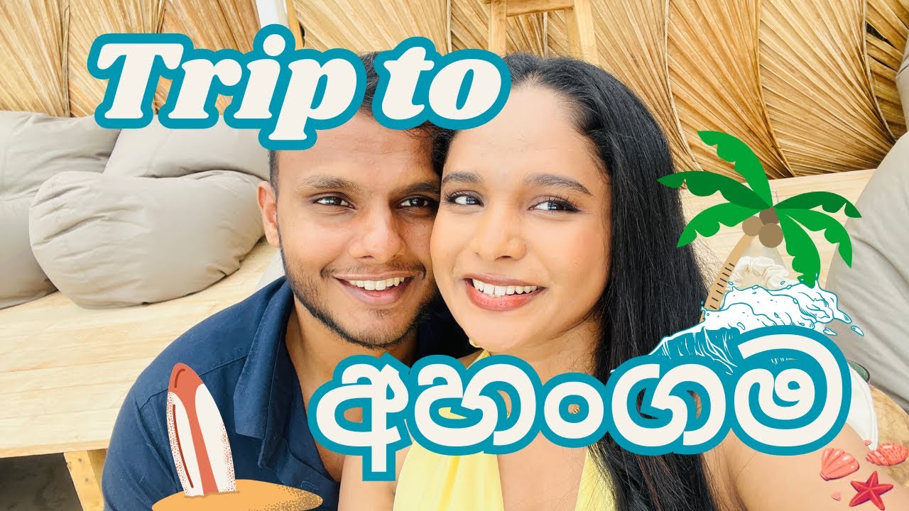 Trip to AHANGAMA 🌊🏄🏻&zwj;♀️මුහුද මැද CAFE එක🌅🏖️ *cafe hunt📍*| හැංගිච්ච ලස්සනම beach එක 🪸🪼