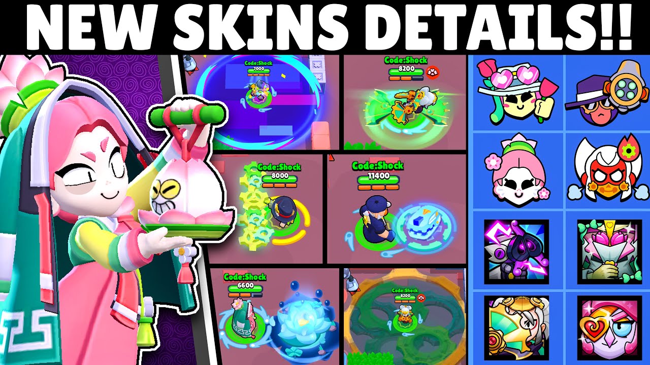 All the New Skins Animation, Price, Custom Pins & More! | #buffies
