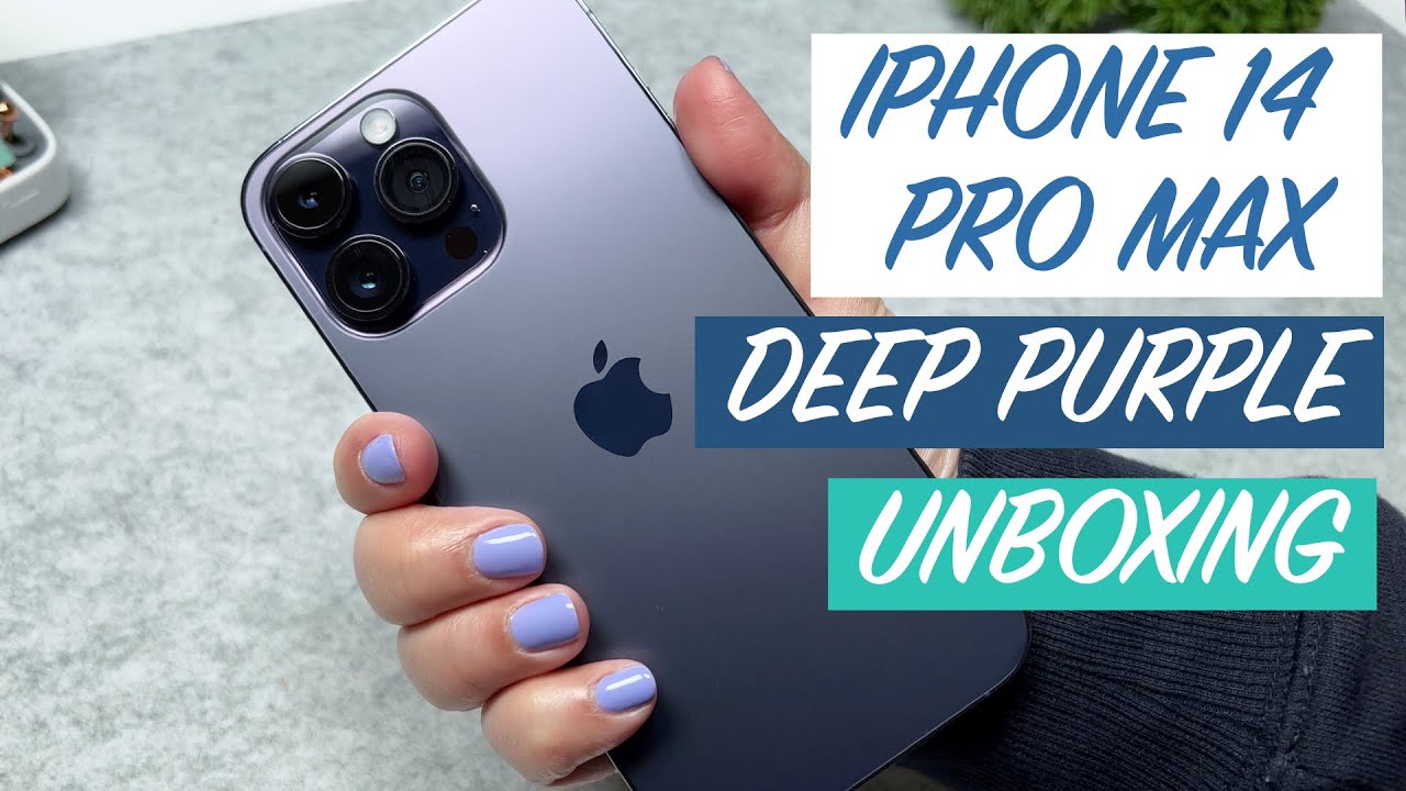 iPhone 14 Pro Max Unboxing Deep Purple