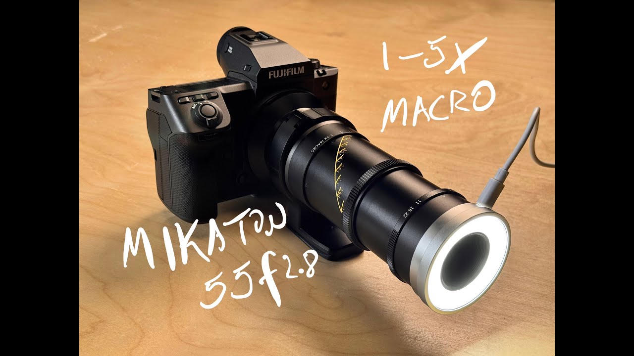 Mikaton Zyoptics 55 f2.8 1-5 macro lens for Fuji GFX (Sony, Canon, Nikon,…) first look