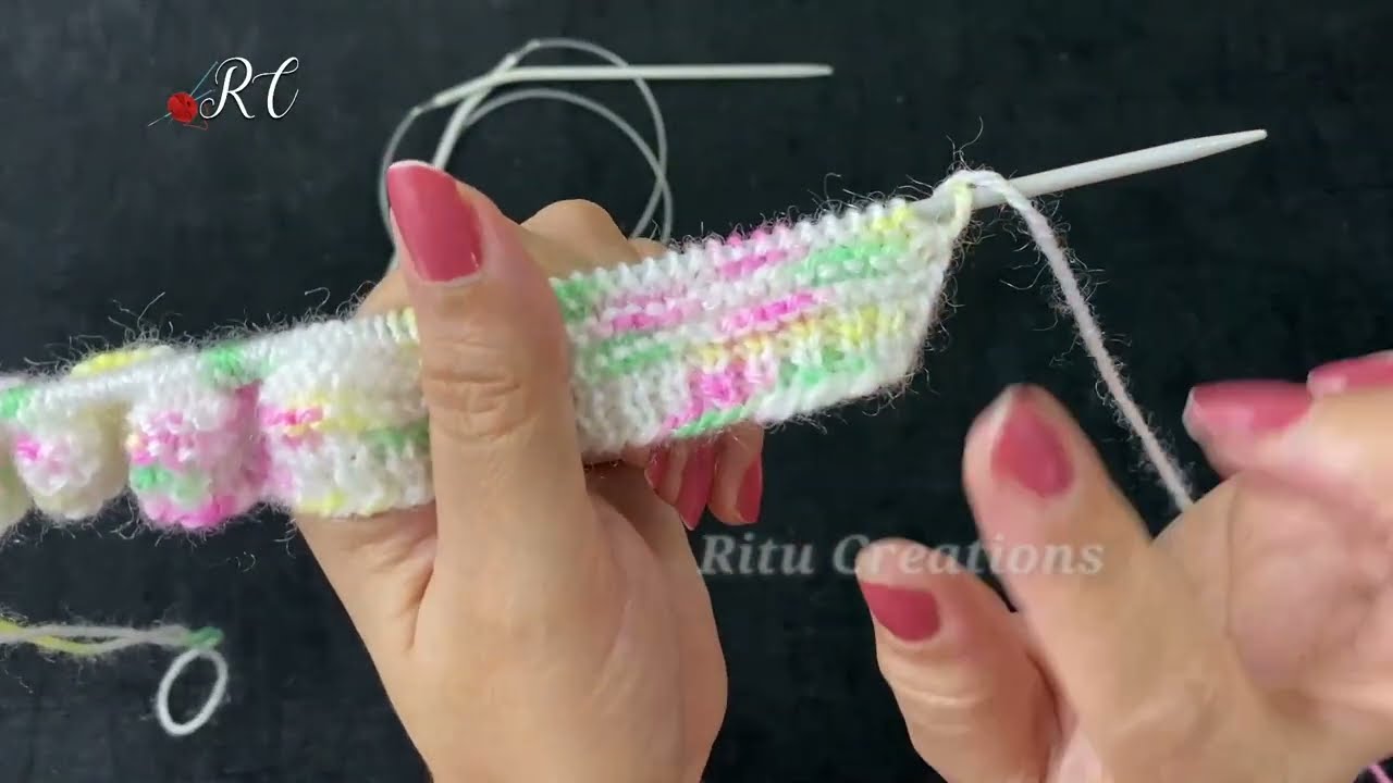 Knitting Baby Sweater Top Down