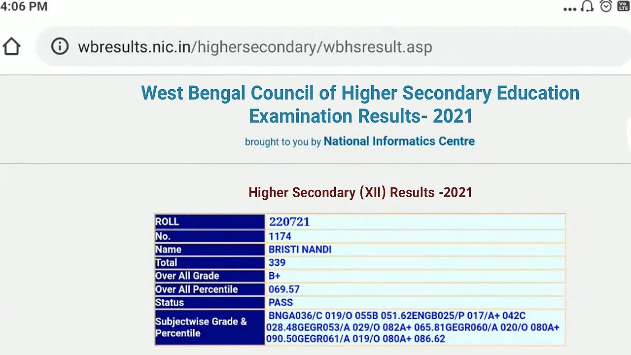 WB HS Result 2021 Kaise Dekhe? WB West Bengal 12th Result 2021 |  West Bengal Board HS result 2021