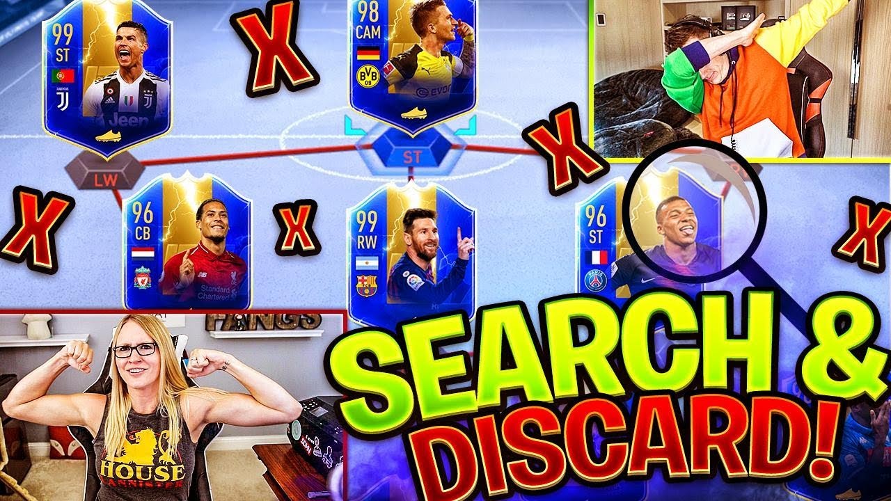 FIFA 19 SEARCH AND DISCARD VS MINIMINTER!!