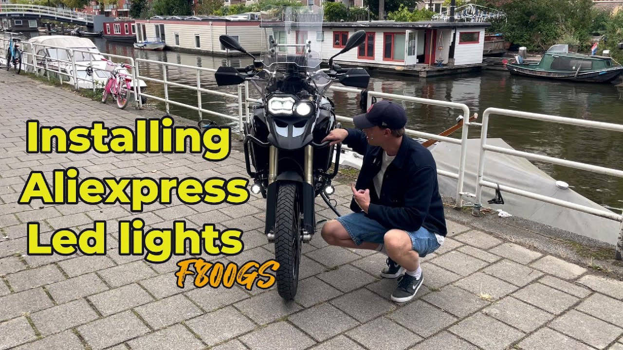 Установка светодиодных фар с Aliexpress на мой мотоцикл.