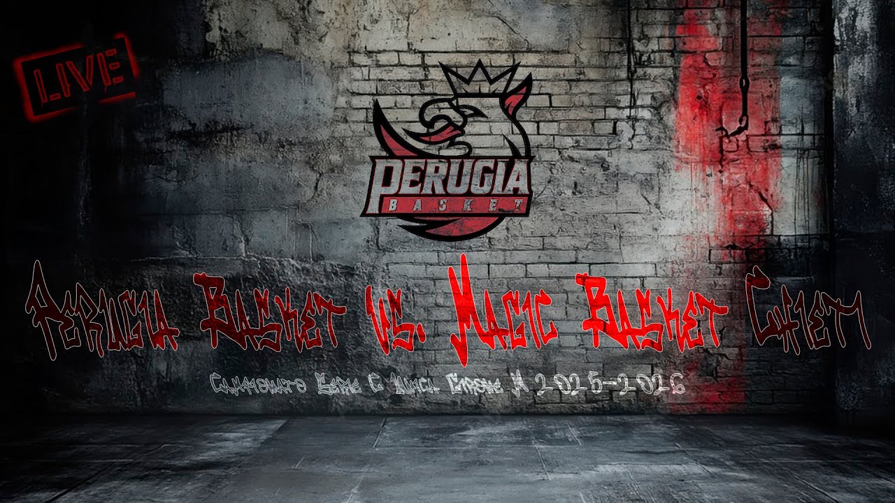 🏀🏀 SERIE C UNICA BASKET GIRONE M 2025-2026 - PERUGIA BASKET vs. MAGIC BASKET CHIETI 🏀🏀