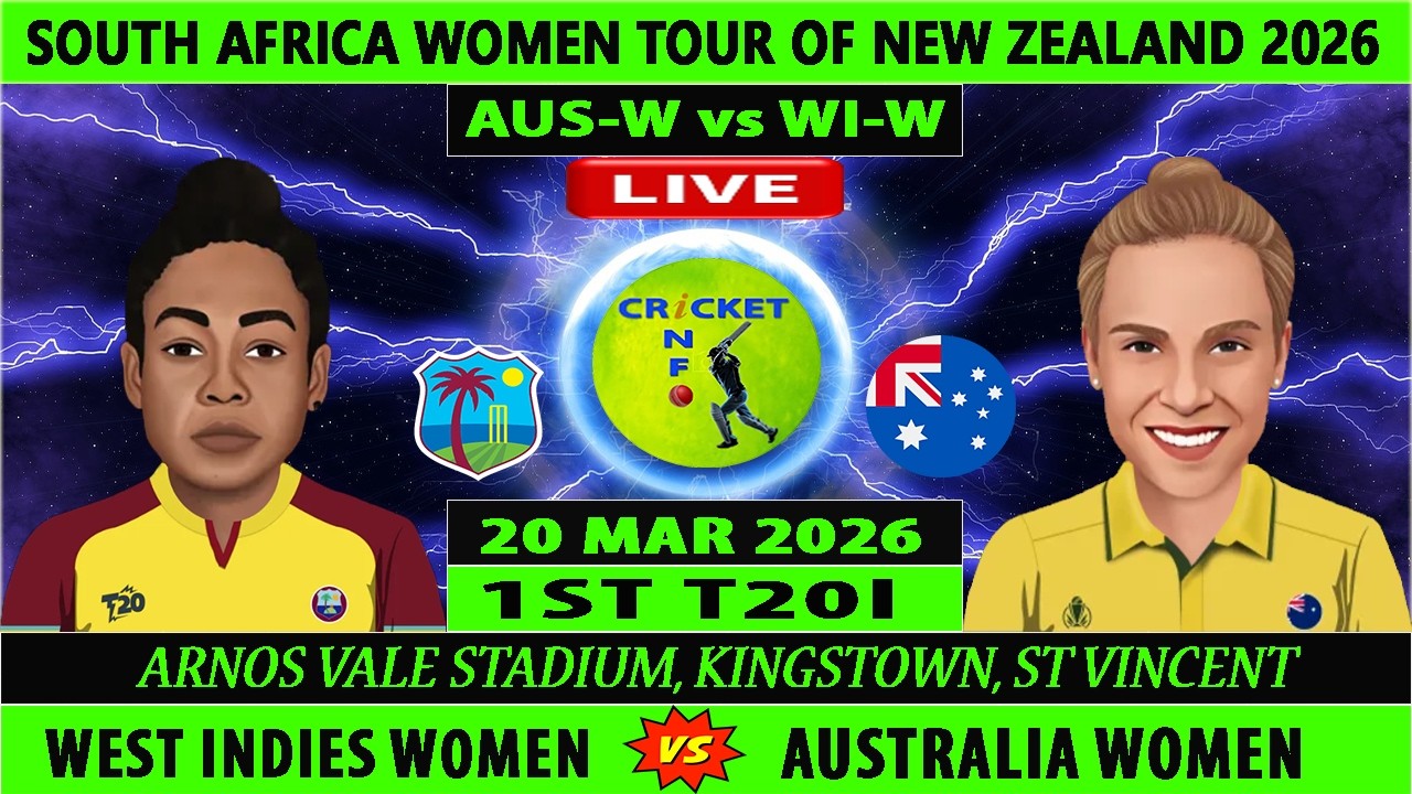 West Indies Women vs Australia Women | WIW vs AUSW | 1st T20I of AUSW vs WIW 2026 | WI vs AUS Live