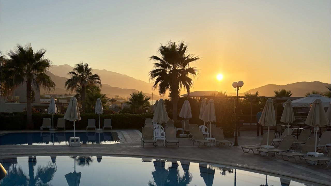 Hydramis Palace Beach Resort Walking Tour, Kavros, Crete, Greece 🇬🇷 