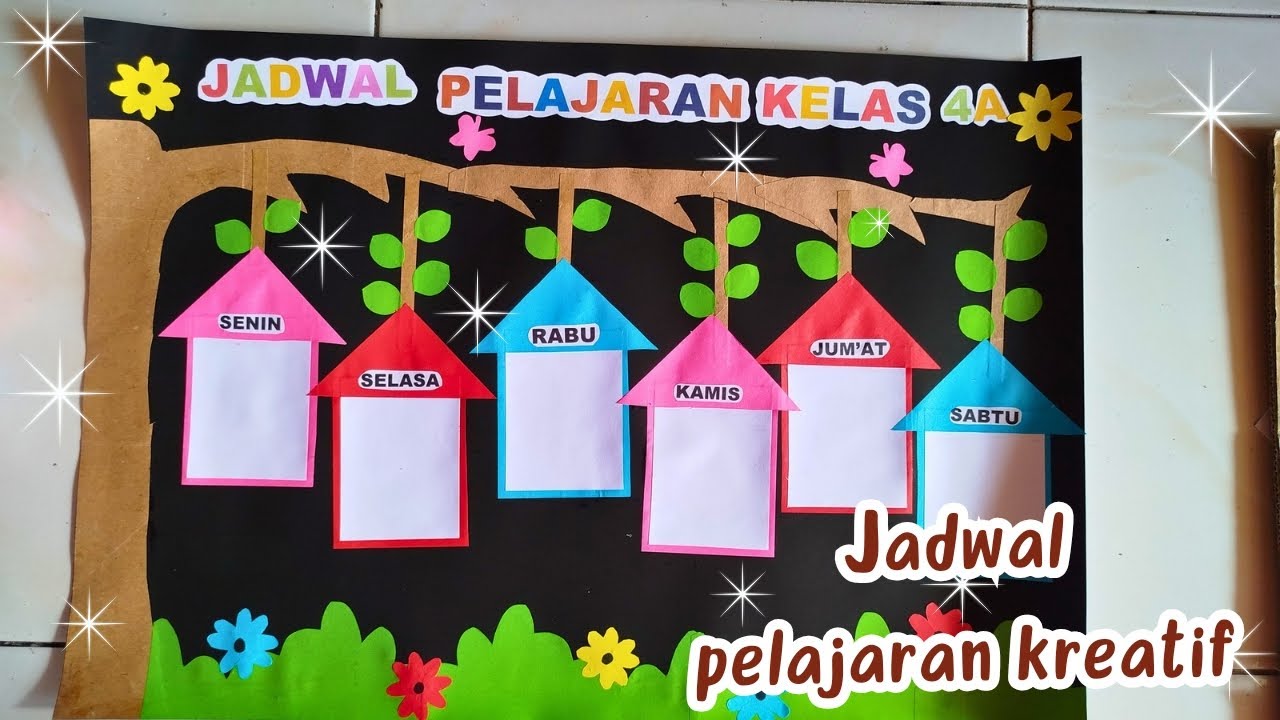 cara membuat jadwal pelajaran kreatif dan inovatif