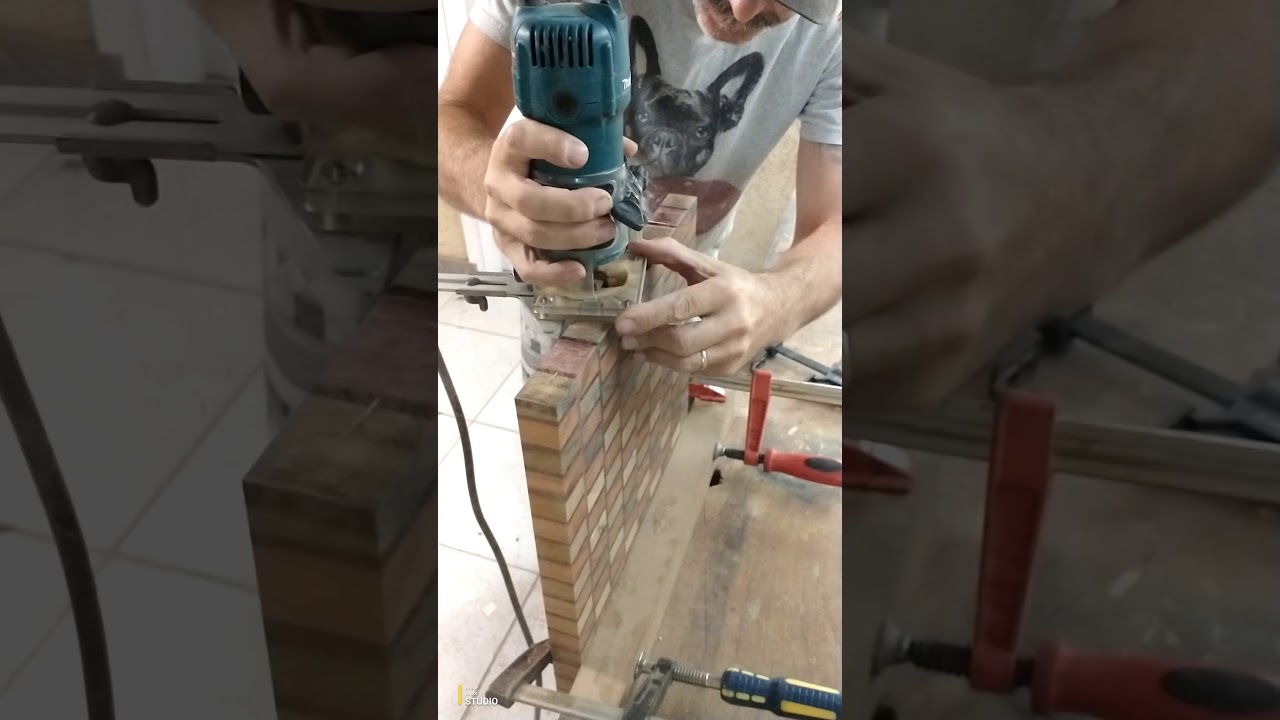 fabricando uma t&aacute;bua de carne end grain