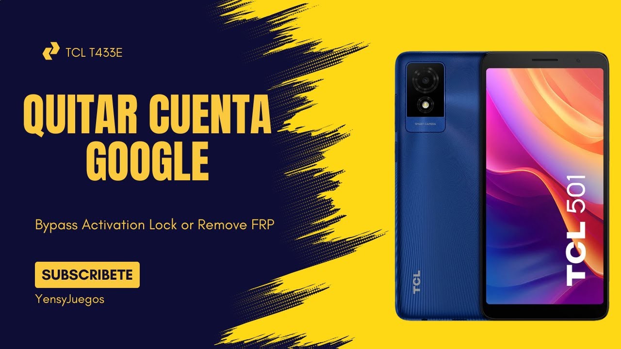 Como Quitar Cuenta de Google al TCL 501 de Altice