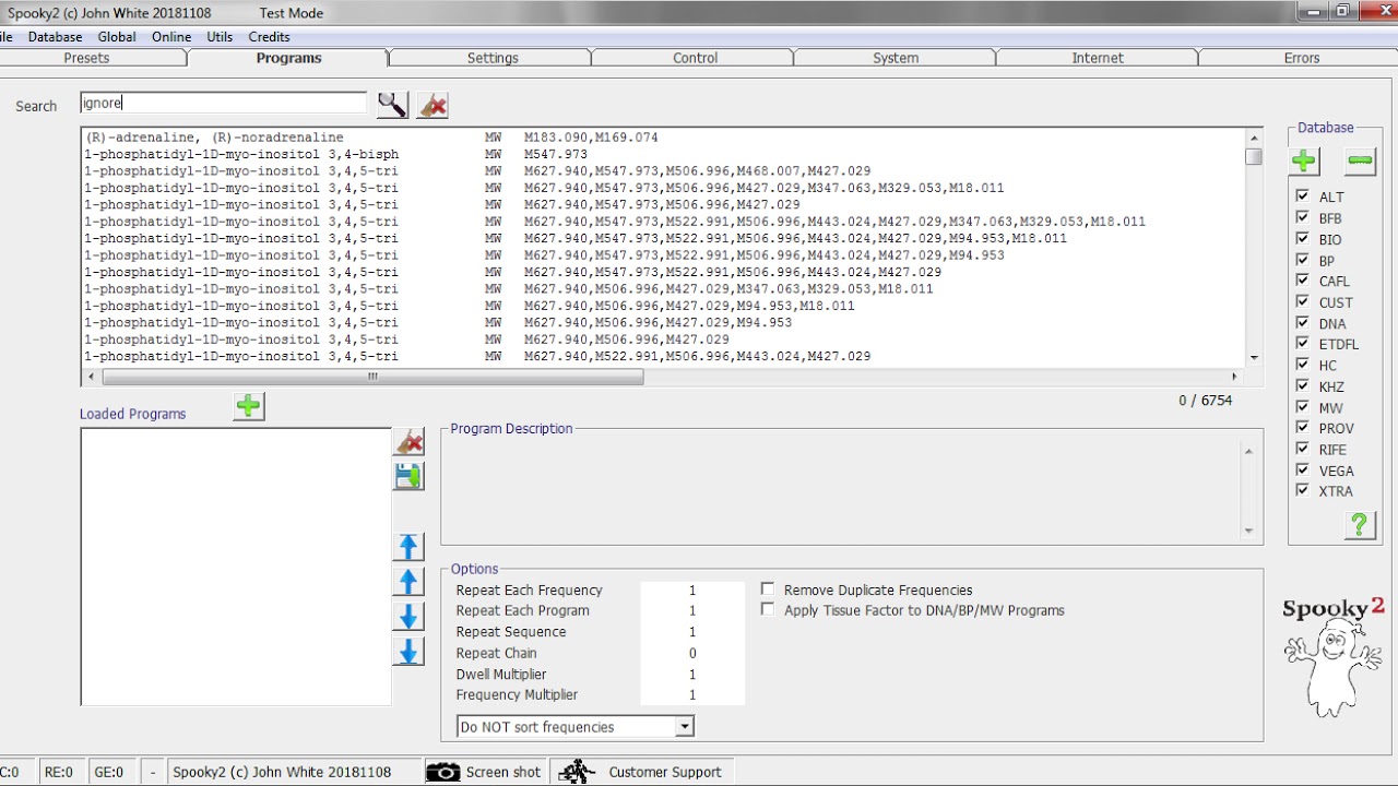 Run Biofeedback Scan Results as a Program in Spooky