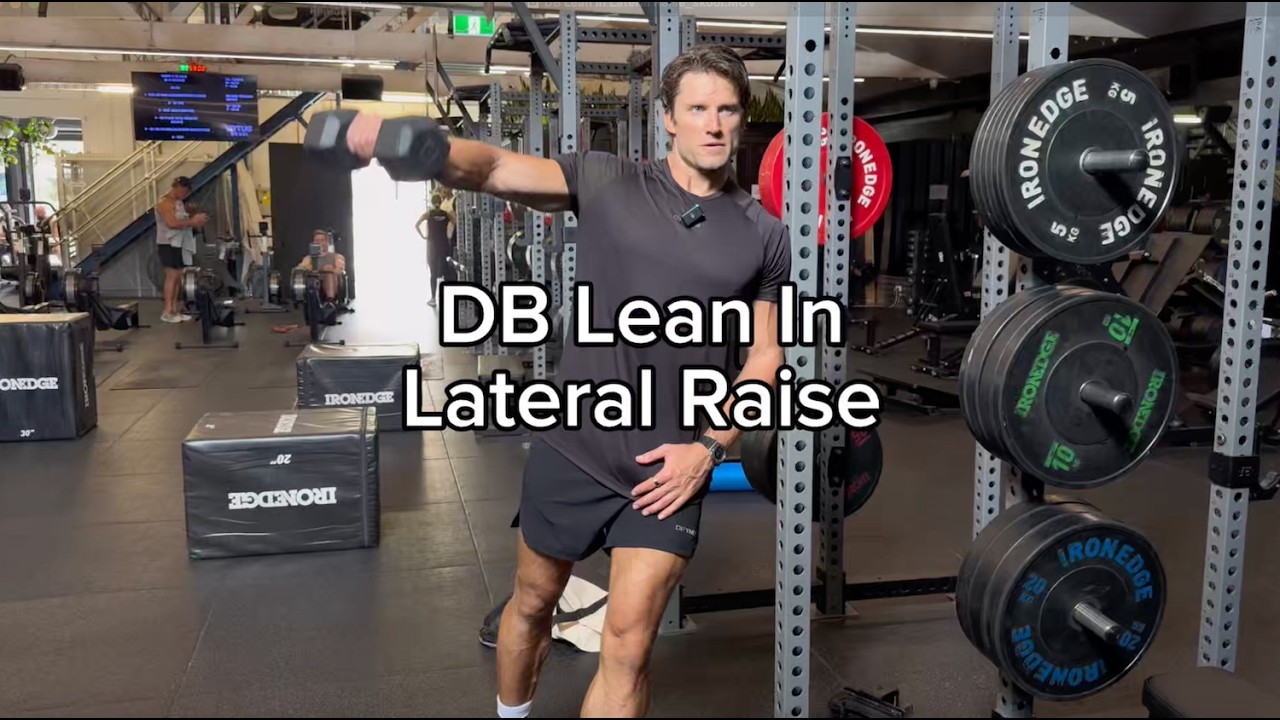 DB Lean In Lateral Raise
