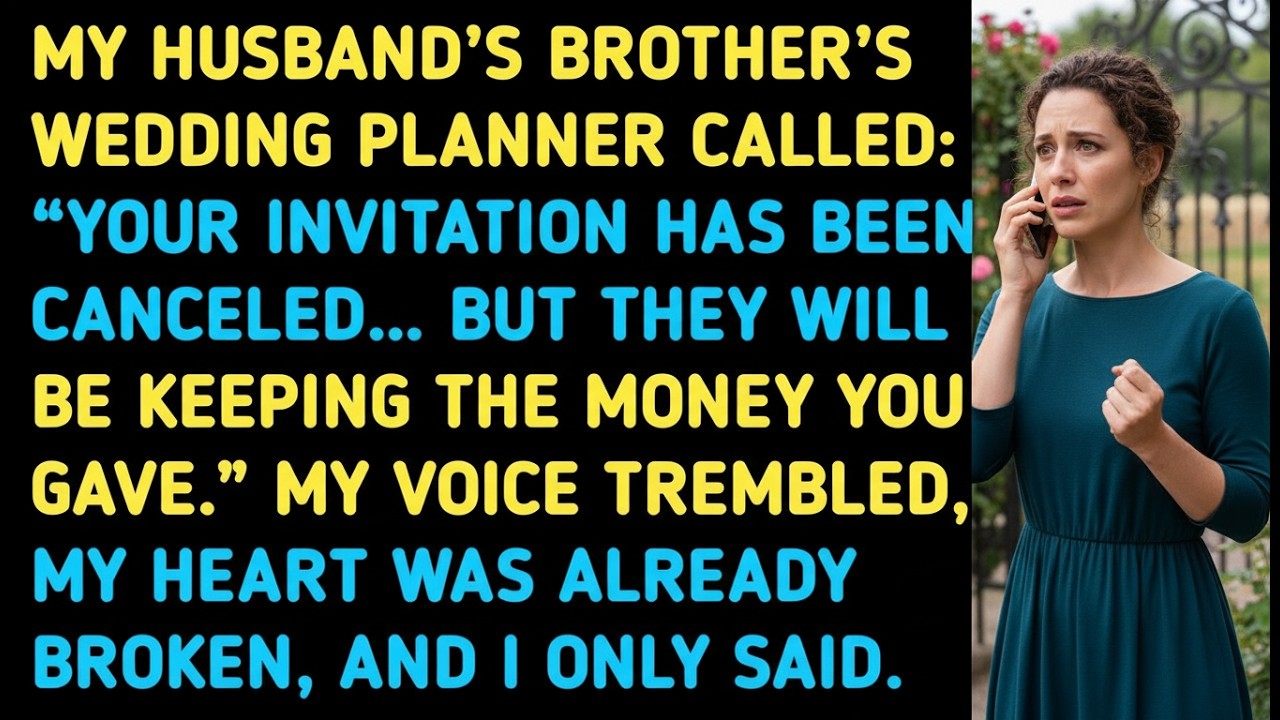 “My Wedding Invitation Was Canceled — But They Still Took My Money.”