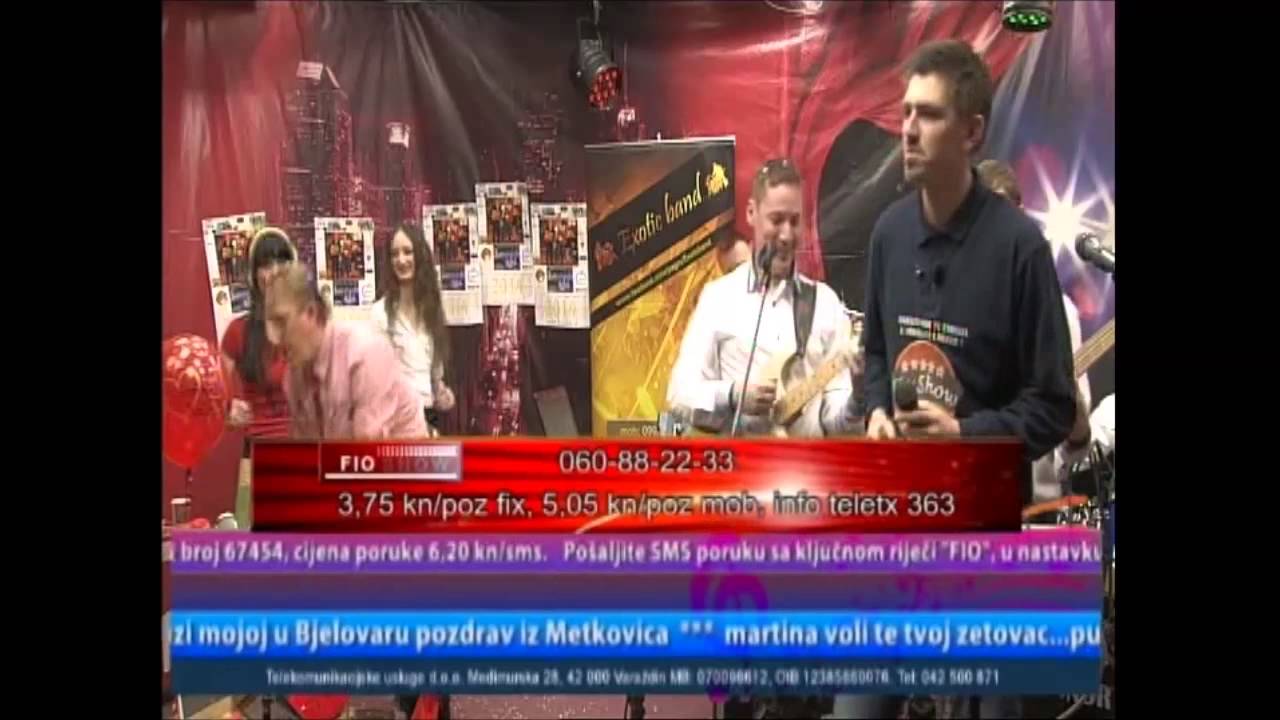 Exotic band Zagreb feat  Martin Fiolić - Pariške kapije @ Fio show