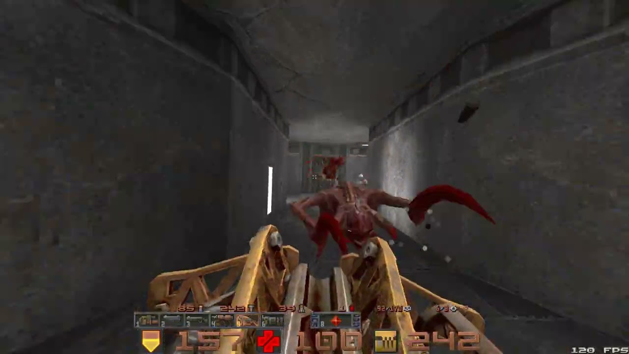 Quake Brutalist Jam 3 - The Monochrome by PuLSaR brutal difficulty 100%