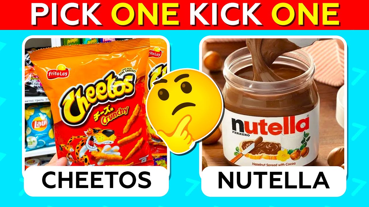 Pick One Kick One! 🍟 Savory VS Sweet Edition 🍩
