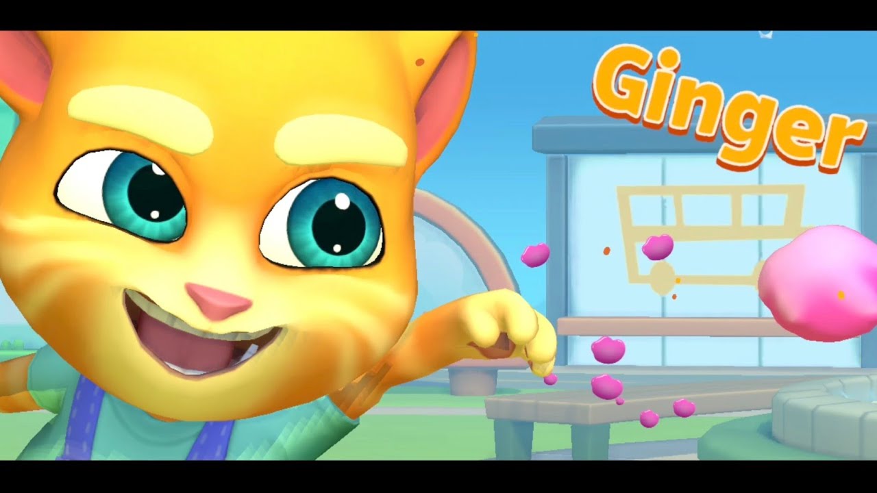 Welcome Ginger In The House - My Talking Tom Friends 2 New Episode