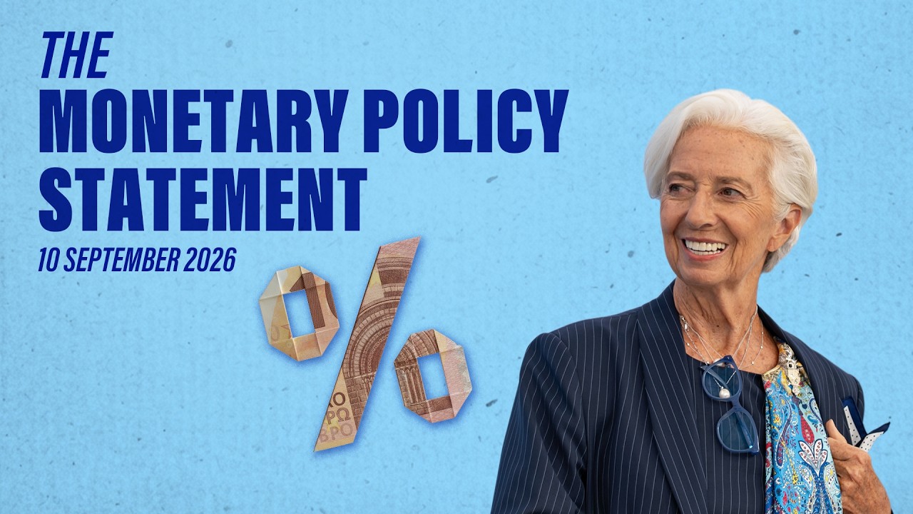 President Lagarde presents the latest monetary policy decisions &ndash; 10 September 2026
