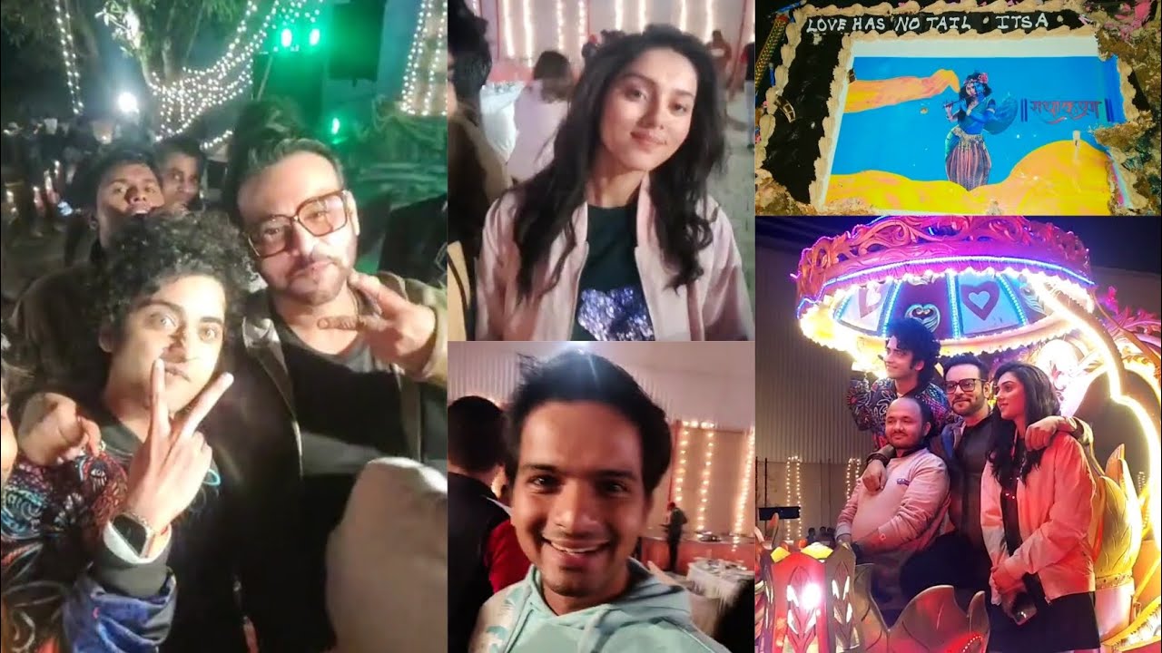 RadhaKrishn Show Wrap up Party celebration #radhakrishnashow #sumellika #mallika #sumedh #basant
