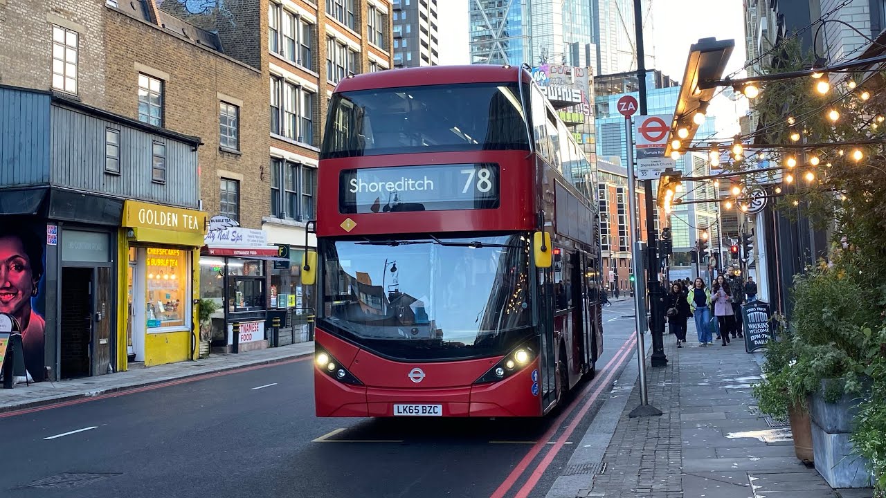 FULL ROUTE VISUAL | Arriva London Route 78 Nunhead, St Mary’s Road To Shoreditch | HA6 (LK65BZC)