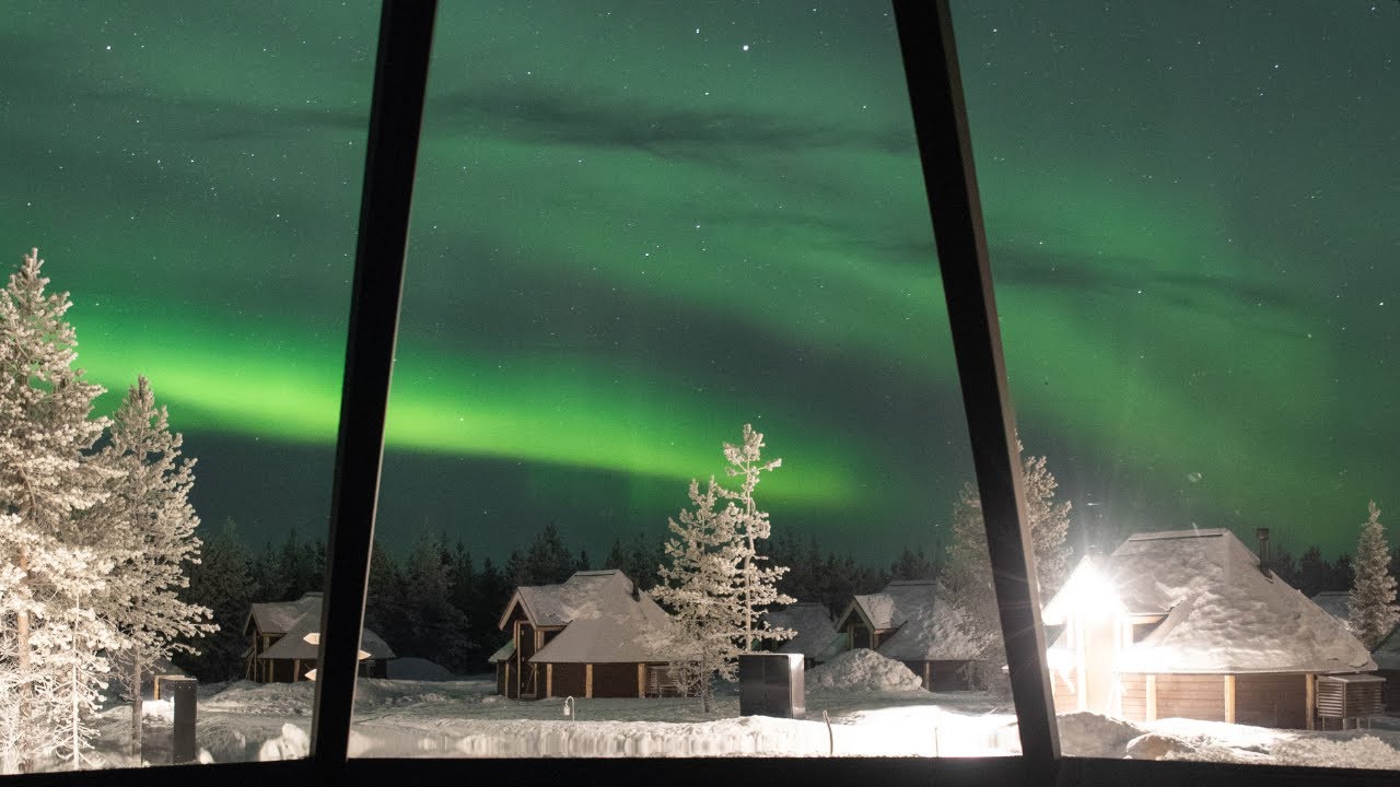 ZORZA POLARNA! Hotel igloo - czy warto? LAPONIA. Finlandia. Northern Lights Village