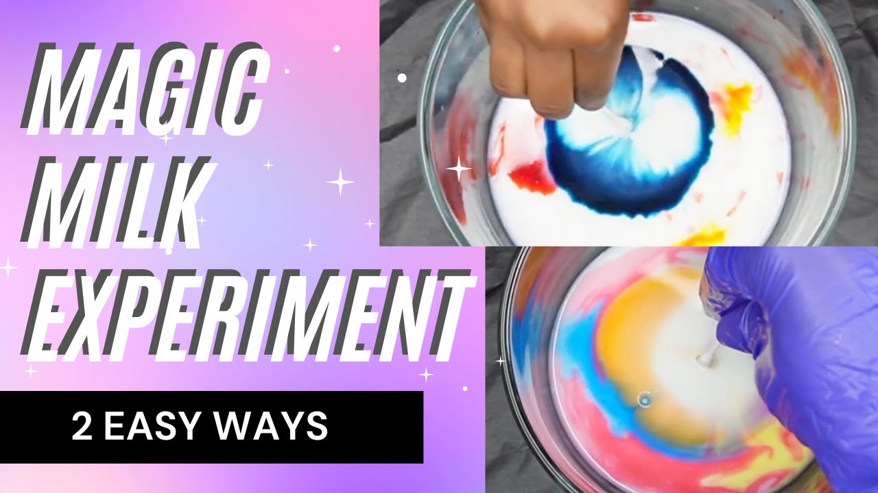 Magic Milk Experiment| 2  Easy Ways | Activity Author