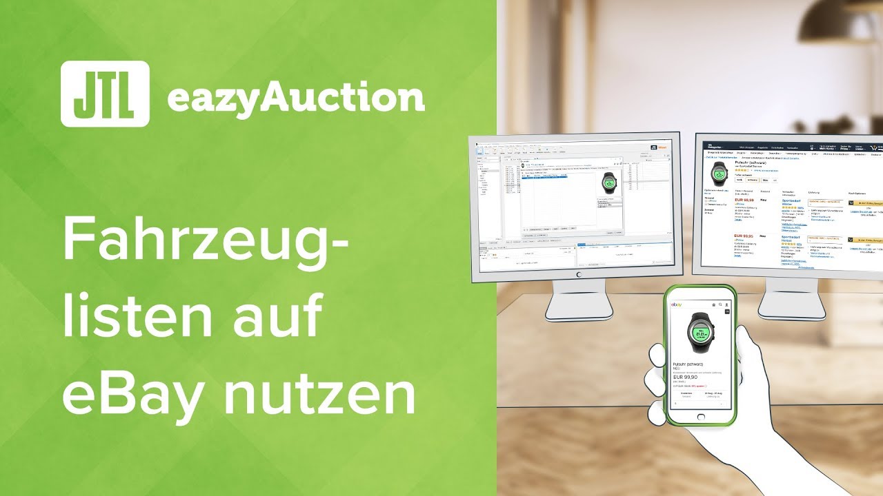 JTL eazyAuction Fahrzeugverwendungsliste auf eBay nutzen