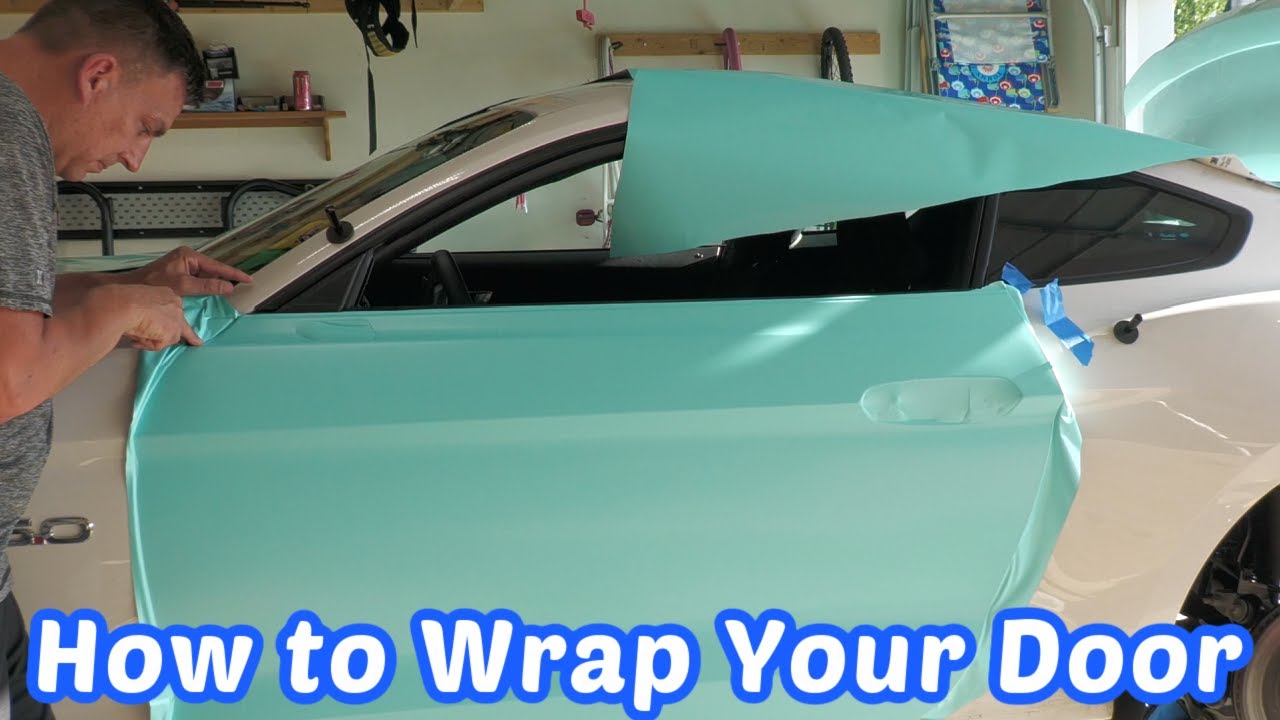 How to Wrap Your S550 Mustang Door --- 3M 2080 Satin Key West