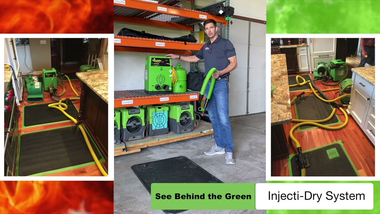 60 Seconds with SERVPRO of Minneapolis: See Behind the Green - InjectiDry System