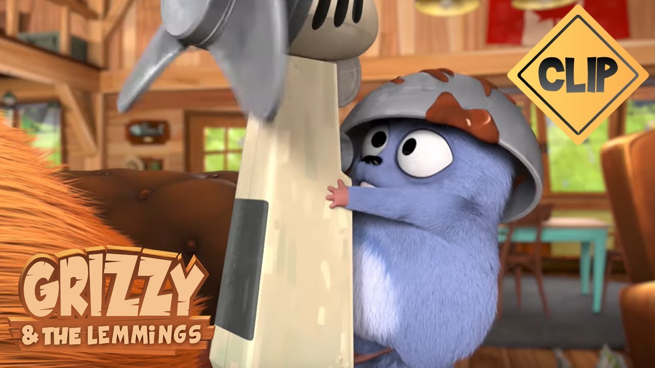 Grizzy contrôle les pensées des Lemmings - Grizzy & les Lemmings