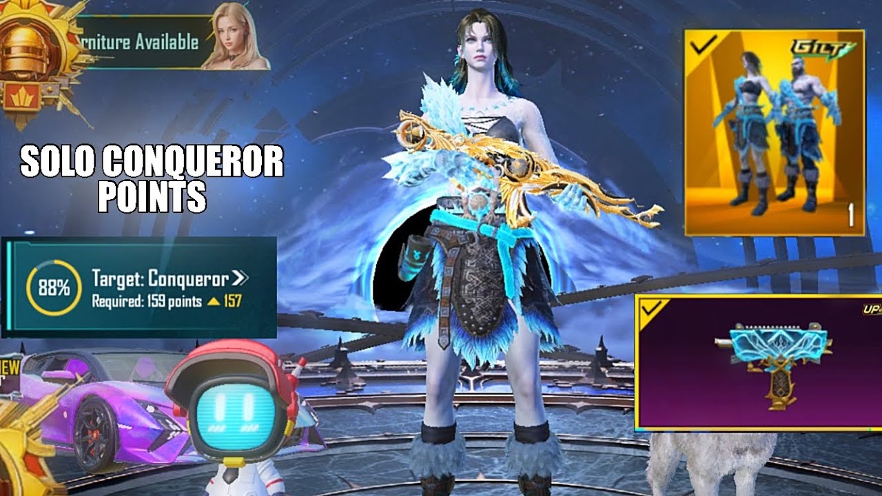 NEW ARCTIC CONQUEROR SET AND UZI LEVEL 4 GAMEPLAY | SOLO CONQUEROR RANK PUSH C7S20🔥