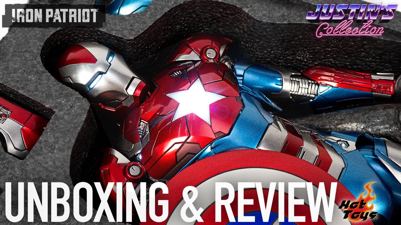 Hot Toys Iron Patriot Unboxing & Review