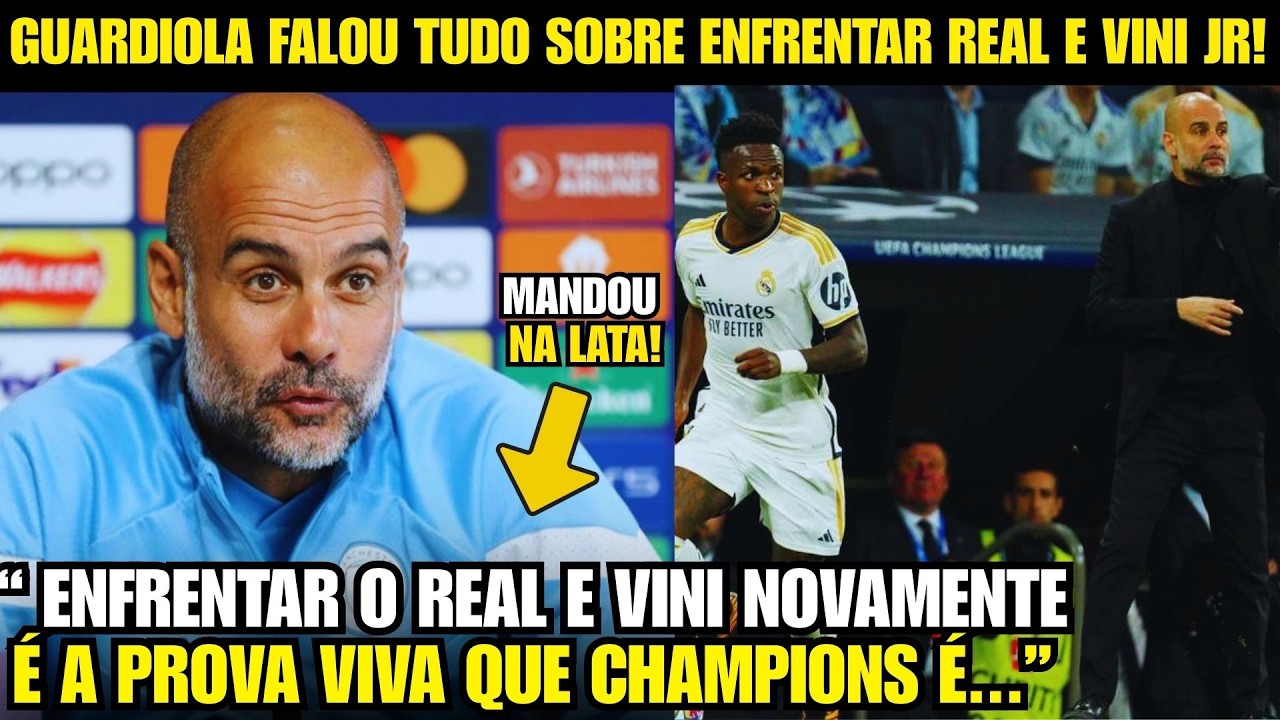 🚨NOSSA! OLHA FORTE DECLARAÇÃO DE GUARDIOLA SOBRE ENCONTRAR REAL MADRID NOVAMENTE NA CHAMPIONS!