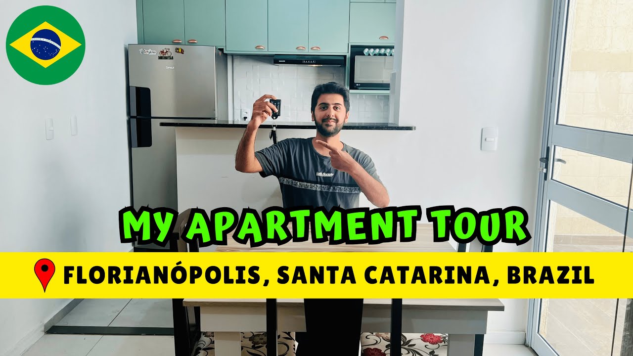 My Apartment Tour | Florianópolis, Santa Catarina, Brazil | Pakistani in Brazil