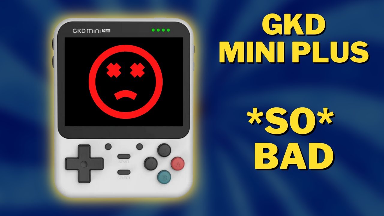 The GKD MINI PLUS is shamefully BAD | Analog stick dock retro emulation handheld FULL REVIEW