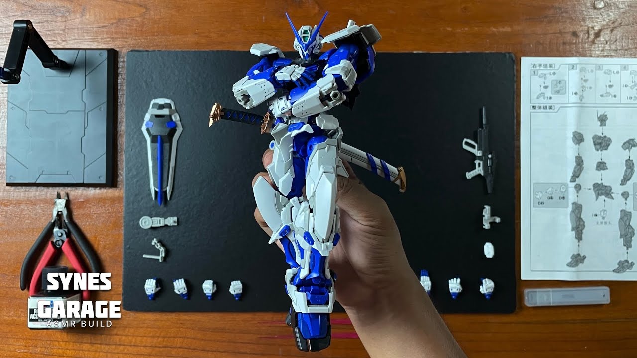 Gundam Astray Blue Frame HiRM 1/100 | ASMR BUILD | model kit by MJH | Mobile Suit Gundam SEED