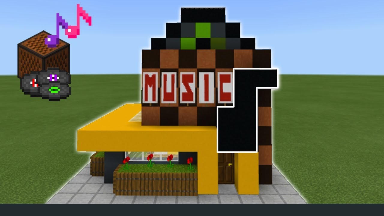 Minecraft Tutorial: How To Make A Music Store 