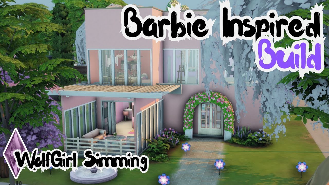 🏠BARBIE INSPIRED BUILD | The Sims 4 | No CC