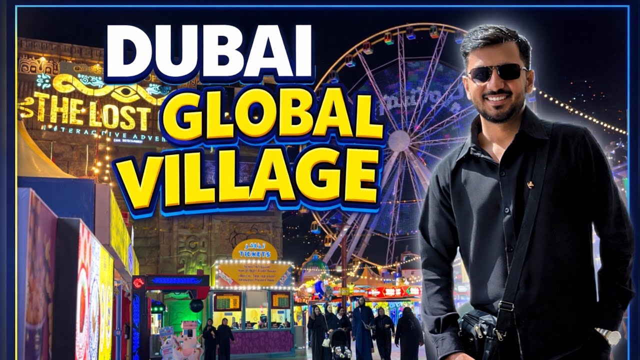 Dubai Global Village Vlog 🇦🇪 | World Tour in One Place 😍 Ferris Wheel, Food & Fun