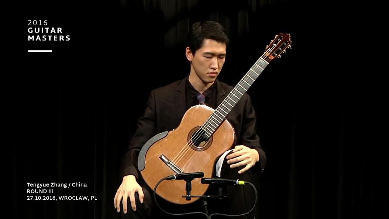 TY Tengyue Zhang plays Chaconne from BWV 1004 by J.S.Bach Guitar Masters 2016