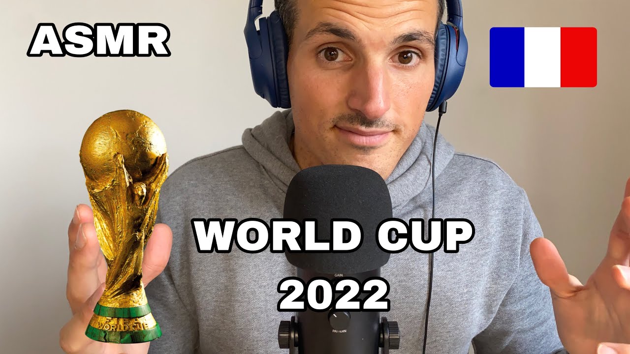 FIFA WORLD CUP 2022 : JE CHUCHOTE LES NOMS DES JOUEURS DE L'EQUIPE DE FRANCE EN ASMR  !
