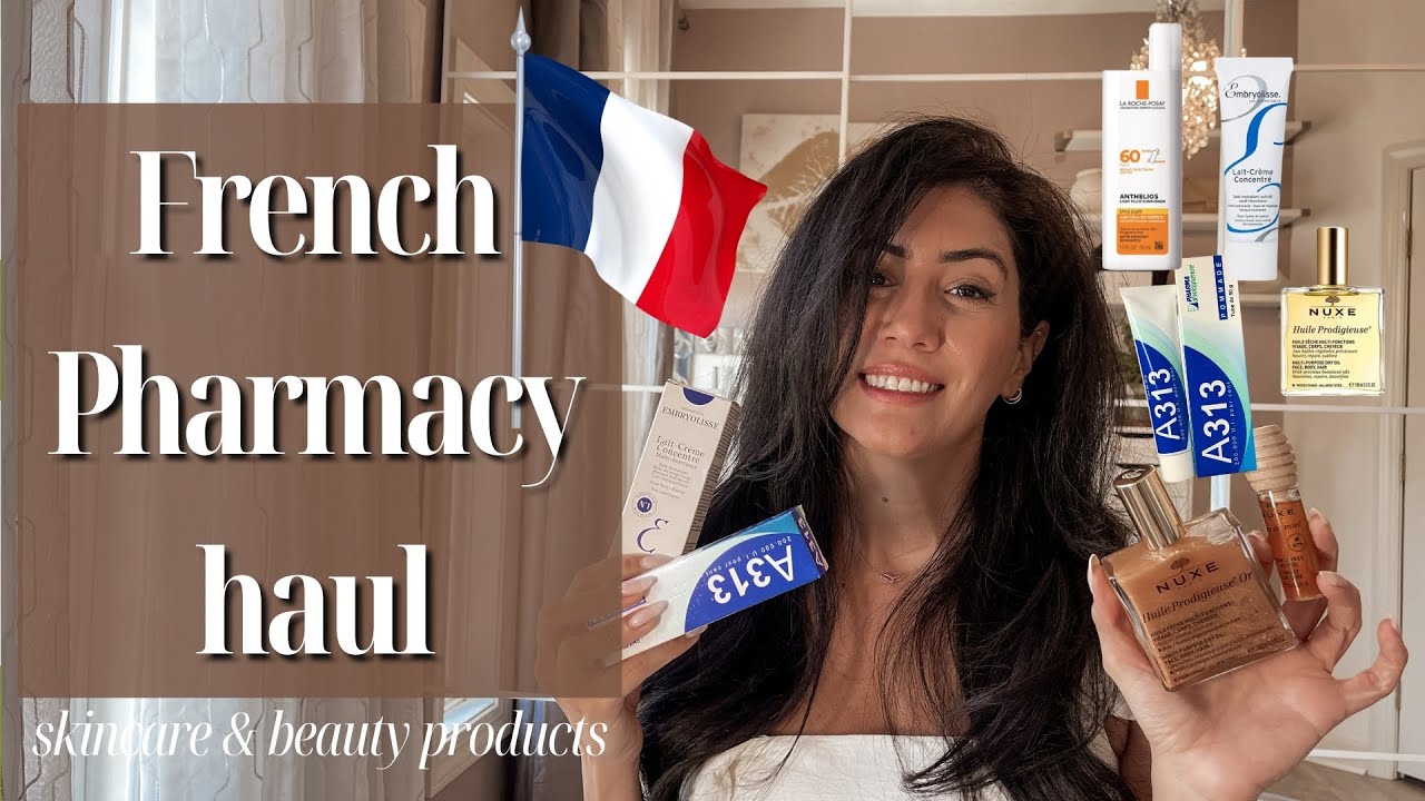 French 🇫🇷 Pharmacy Haul - What to buy from French Pharmacy Skincare, beauty products  | BY SARV