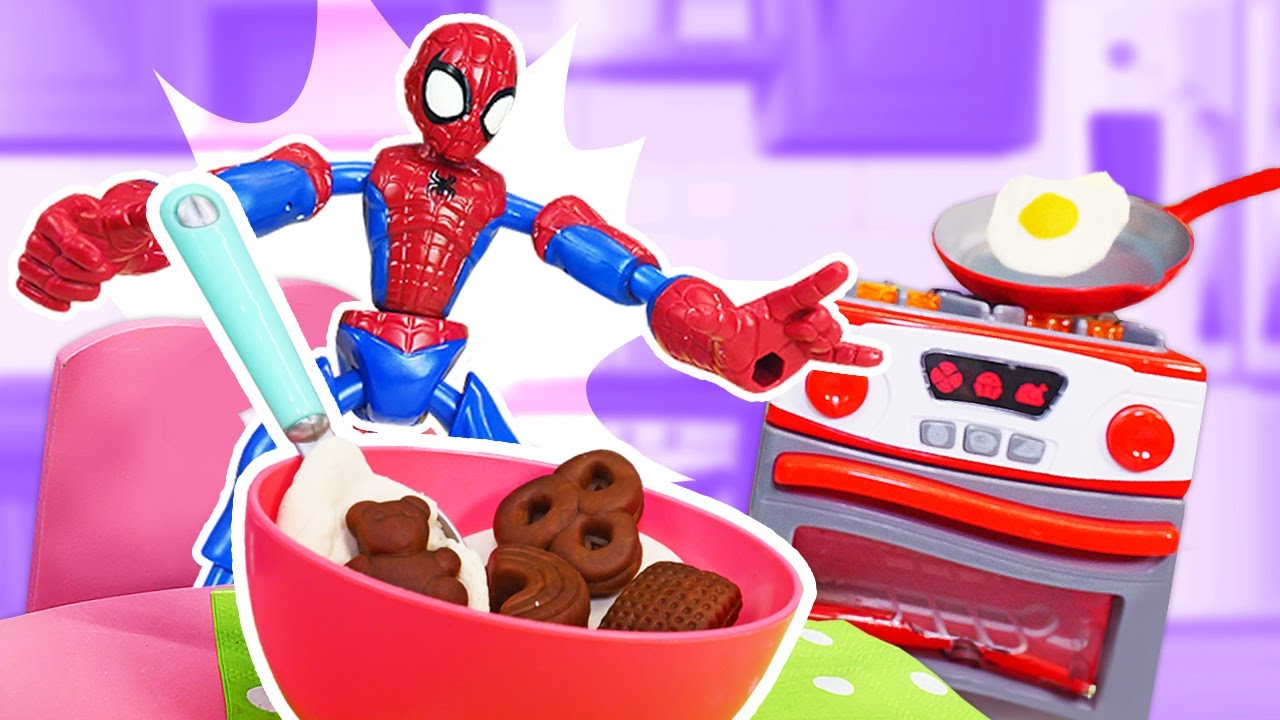 ¡Episodios con Spiderman y Juegos de plastilina para niños en Caja Mágica!