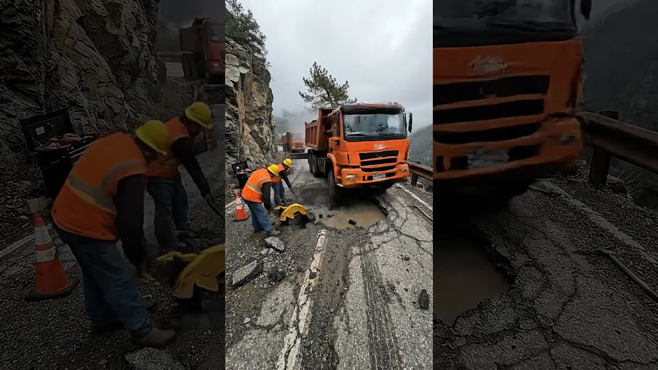Massive Road Collapse Repaired to Restore Safe Travel.